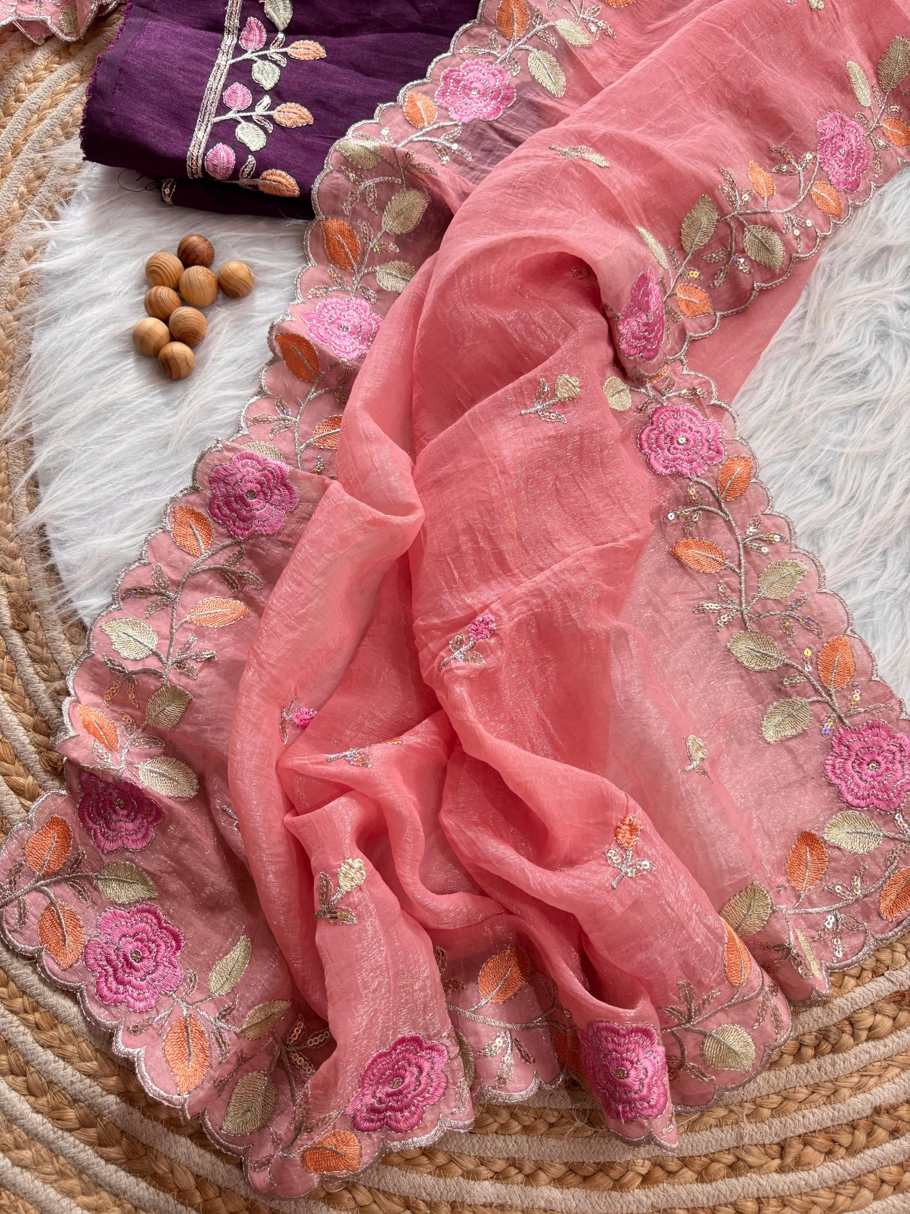 Dual Tone Silk Saree - Image 22 in Surat